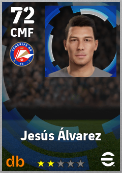 Jesús Álvarez — CMF, OVR 72, MAX 72