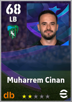 Muharrem Cinan — LB, OVR 68, MAX 68