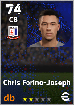 Chris Forino-Joseph — CB, OVR 74, MAX 74