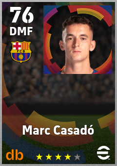 Marc Casadó eFootball player card