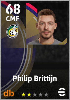 Philip Brittijn — CMF, OVR 68, MAX 68