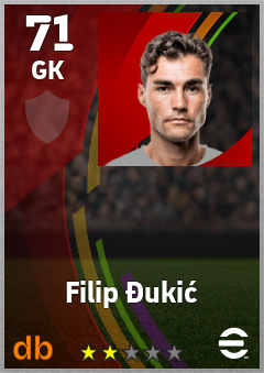 Filip Đukić eFootball player card