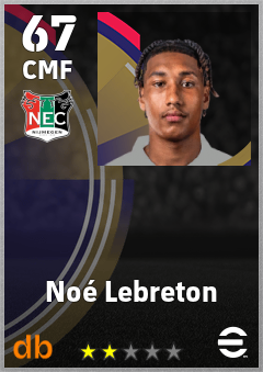 Noé Lebreton — CMF, OVR 67, MAX 67