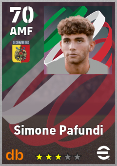 Simone Pafundi eFootball player card
