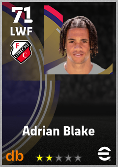 Adrian Blake — LWF, OVR 71, MAX 71