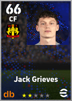 Jack Grieves — CF, OVR 66, MAX 66