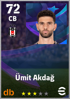 Ümit Akdağ eFootball player card