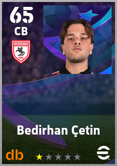 Bedirhan Çetin eFootball player card