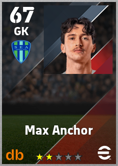 Max Anchor — GK, OVR 67, MAX 67