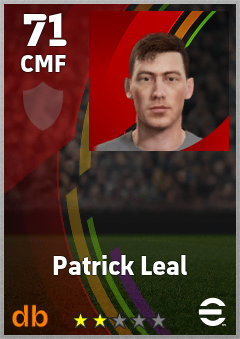 Patrick Leal eFootball player card