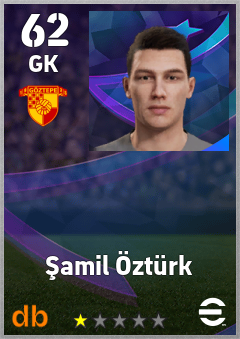 Şamil Öztürk — GK, OVR 62, MAX 62