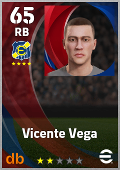 Vicente Vega — RB, OVR 65, MAX 65