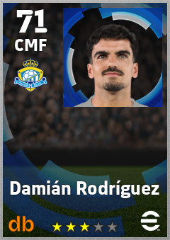 Damián Rodríguez eFootball player card