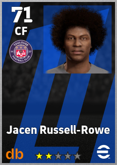Jacen Russell-Rowe eFootball player card