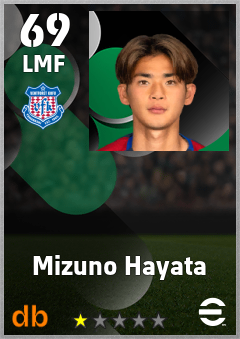 Mizuno Hayata — LMF, OVR 69, MAX 69