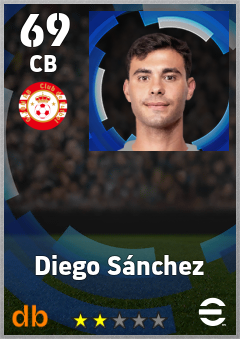 Diego Sánchez eFootball player card