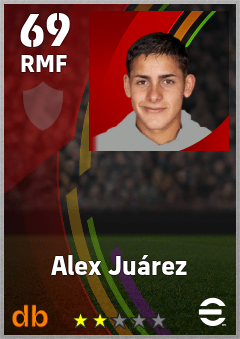 Alex Juárez eFootball player card