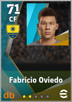 Fabricio Oviedo — CF, OVR 71, MAX 71