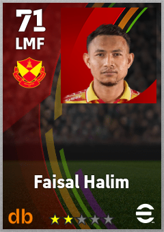 Faisal Halim eFootball player card