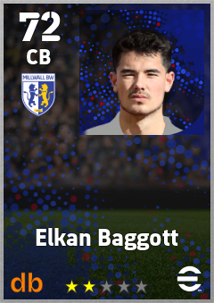 Elkan Baggott — CB, OVR 72, MAX 72