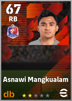 Asnawi Mangkualam — RB, OVR 67, MAX 67