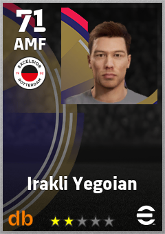 Irakli Yegoian — AMF, OVR 71, MAX 71