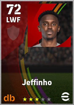 Jeffinho eFootball player card