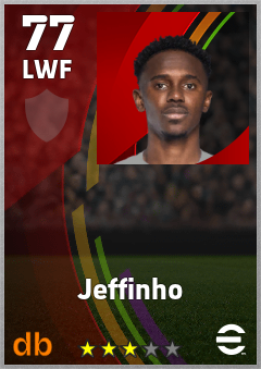 Jeffinho eFootball player card