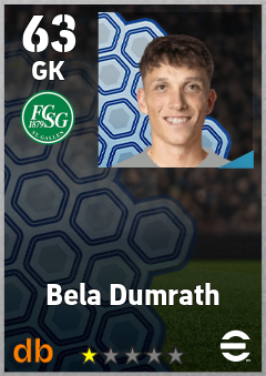 Bela Dumrath — GK, OVR 63, MAX 63