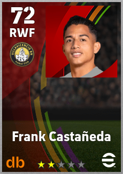 Frank Castañeda — RWF, OVR 72, MAX 72