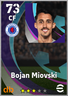 Bojan Miovski eFootball player card