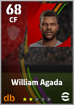 William Agada eFootball player card