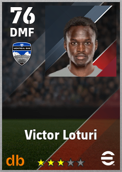Victor Loturi — DMF, OVR 76, MAX 76