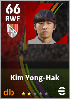 Kim Yong-Hak — RWF, OVR 66, MAX 66