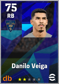 Danilo Veiga — RB, OVR 75, MAX 75