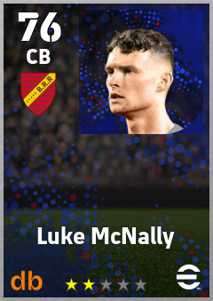 Luke McNally — CB, OVR 76, MAX 76