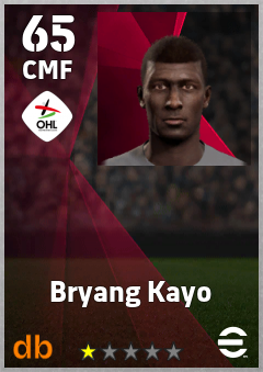 Bryang Kayo — CMF, OVR 65, MAX 65