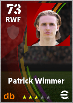 Patrick Wimmer eFootball player card