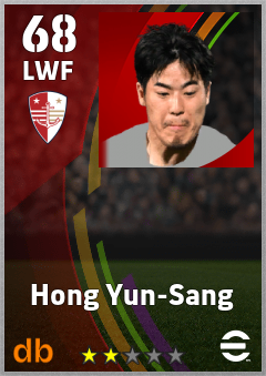 Hong Yun-Sang — LWF, OVR 68, MAX 68