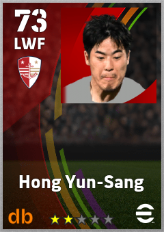 Hong Yun-Sang — LWF, OVR 73, MAX 73