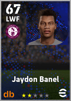 Jaydon Banel — LWF, OVR 67, MAX 67