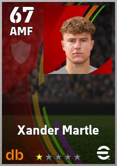 Xander Martle — AMF, OVR 67, MAX 67