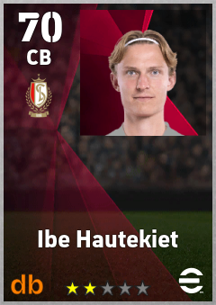 Ibe Hautekiet — CB, OVR 70, MAX 70