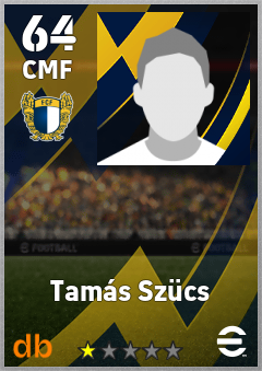 Tamás Szücs — CMF, OVR 64, MAX 64