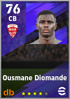 Ousmane Diomande eFootball player card