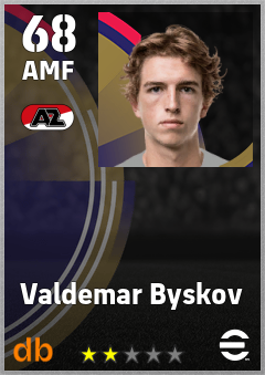 Valdemar Byskov — AMF, OVR 68, MAX 68