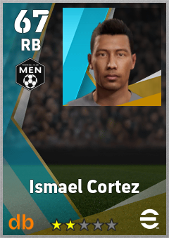 Ismael Cortez — RB, OVR 67, MAX 67