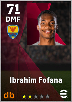 Ibrahim Fofana eFootball player card