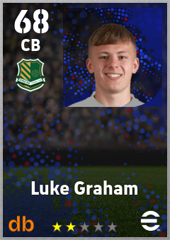 Luke Graham — CB, OVR 68, MAX 68