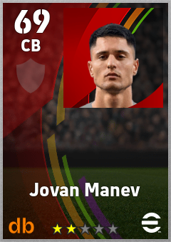 Jovan Manev eFootball player card